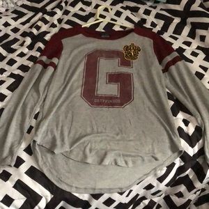 NWT! Harry Potter Gryffindor long sleeved top